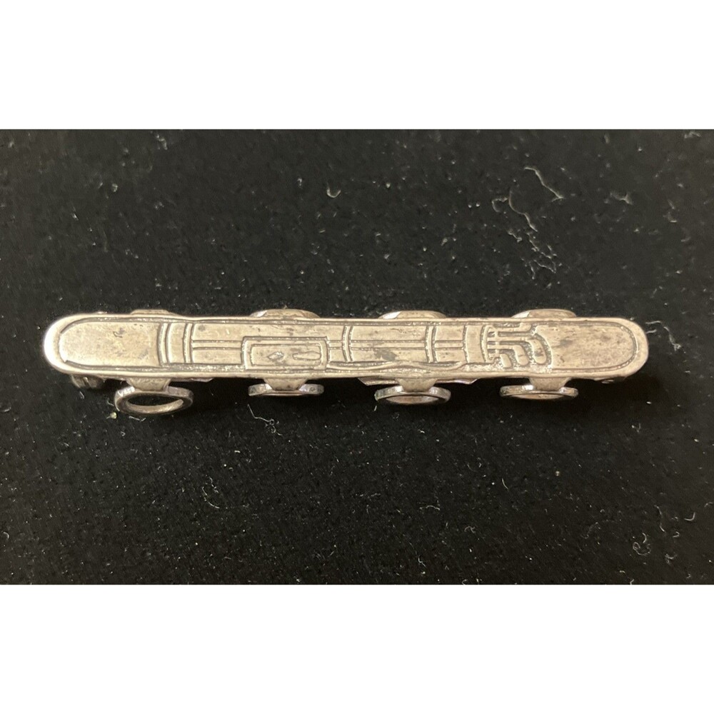 VTG KJM Sterling Silver GOLF BAG TEE HOLDER Pin Brooch Unique Golf Collectible